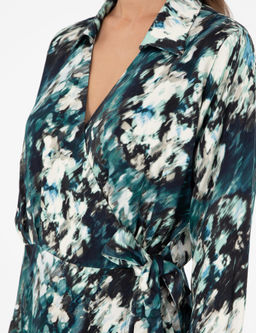 Koyu Ye_il Comfort Fit Dokuma Elbise - Pierre cardin фото 7