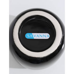 Набор аксессуаров для ванной комнаты SAVANNA Monro, 4 предмета, мыльница, дозатор для мыла 450 мл, стакан, баночка, чёрный  фото 9