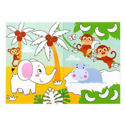 Раскраска многоразовая набор Рисуй-стирай. Мир животных 2 шт. по 12 стр. - Буква-Ленд фото 5