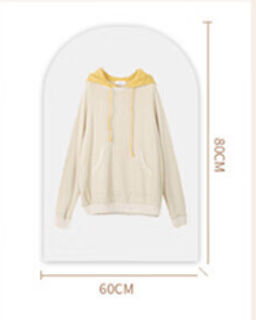 Чехол для одежды 60x80 / W-6080 /уп 5/300/ ОРР