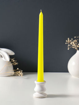 Цена за 2 шт. Свеча античная 25 см (набор 2 шт) 58 гр, 7 ч, цв. жёлтый