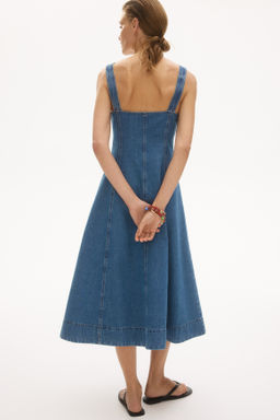 Button-front denim dress - H&m фото 5