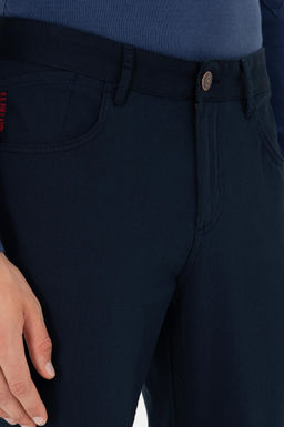 Мужские темно-синие брюки из плотной ткани - U.s. polo assn фото 5
