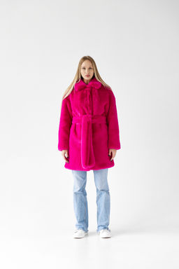 Шубка утеплённая 25005 (белый) - Kankan фото 5