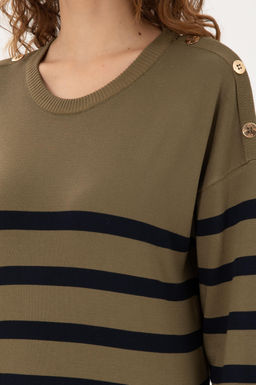 Женский свитер цвета хаки Неожиданная скидка в корзине - U.s. polo assn фото 7