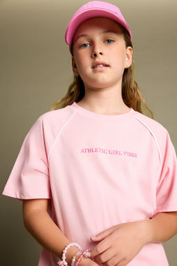 Oversize K_sa Kollu Modal Bask_l_ Ti__rt K_z _ocuk