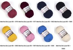 Цена за 5 мотков пряжи Merino de Luxe 50