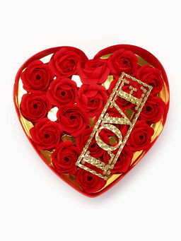 18 мыльных красных роз с надписью в коробке - SB BEAUTY фото 7