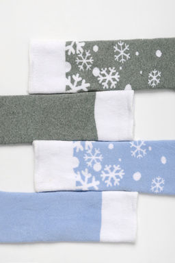 Цена за 6 пар. Гольфы Снежинка детские