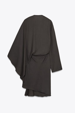 ZW COLLECTION ASYMMETRIC WRAP BLOUSE - Zara фото 8