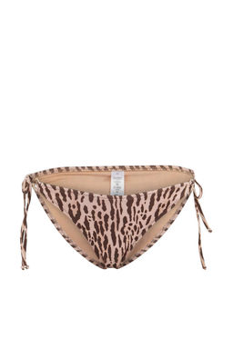 Kahverengi Zebra Desenli Aksesuarl? Regular Bikini Alt? TBESS24BA00135