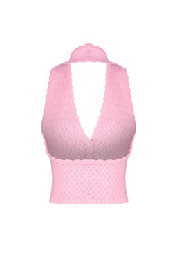 Limited Edition Pembe Dugme Detayl? Triko Bluz TWOSS24BZ00329 - Trendyolmilla фото 9