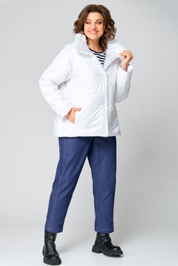 Куртка ANDINA CITY 7016-25-Р белый  фото 4