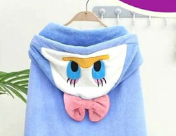 Детское полотенце с капюшоном Поночка 70*140 см.на кнопках