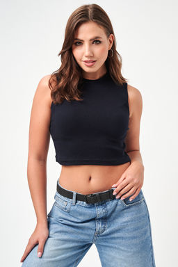 52714 топ укороченный с горлом - Натали фото 38