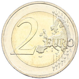 Монета 2 евро 2025 года D Германия 35 лет объединению Германии