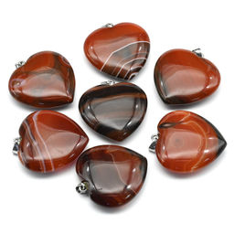 Кулон из яшмы Сердце 40*40мм - Радуга камня фото 9