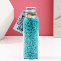 Жемчуг для ванны С 8 Марта!, 75 г, аромат сочной мяты, Чистое счастье  фото 4