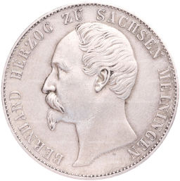 1 союзный талер 1866 года Саксен-Мейнинген