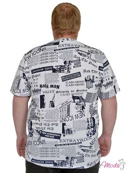 Мужская футболка Модель №617 размеры 44-84 - Plusmoda фото 4