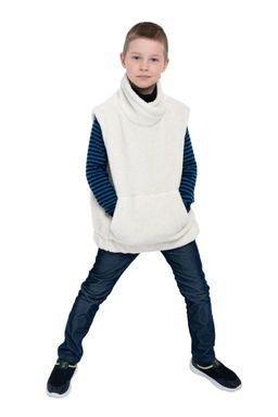 Жилет детский FUR цвет Ваниль УНИСЕКС - Woollamb фото 11