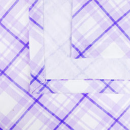 "Аромат лаванды К" Скатерть-дорожка на стол 50х145см, хлопок "Премиум" 186г/м2, "Домашняя мода" (Россия)