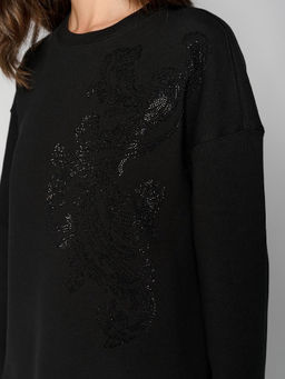 Свитшот женский 12411-43007 black - Eleganzza фото 5