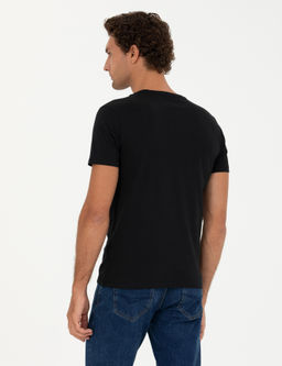 Siyah Slim Fit Ti__rt - Cacharel фото 5