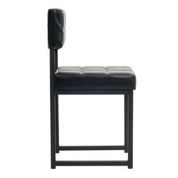 Стул для кухни «Клик Мебель. Лофт 3», искусственная кожа, цвет чёрный