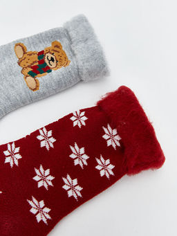 Y?lba?? Temal? Kayd?rmaz Taban Kad?n Ev ?orab? 2li