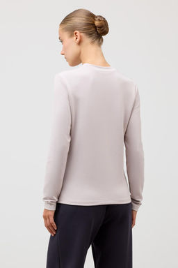 ЕВТ 3345/серебристое облако джемпер (водолазка) жен