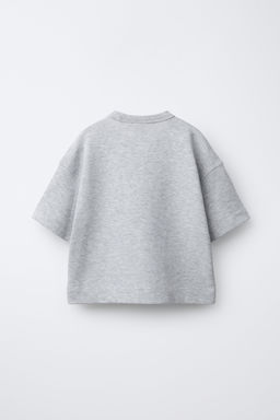 CAMISETA LISA INTERLOCK / Gris vigor? - Zara фото 4