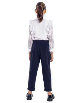 Школьная блузка для девочки О76536 - Карамелли фото 2