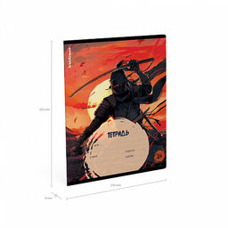 Цена за 10 шт. Тетрадь школьная ученическая ErichKrause Samurai, 24 листа, линейка (в плёнке по 10 шт.)_MIX-PACK фото 10