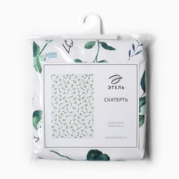 Скатерть Этель Eucalyptus, 146?220 см, 100% хлопок, саржа 190 г/м?
