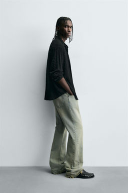 TEXTURED CHECK SHIRT - Zara фото 4