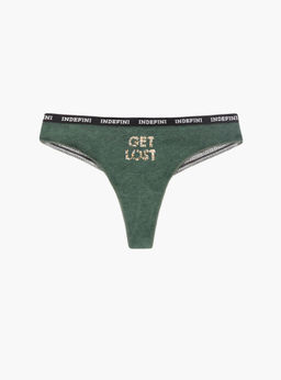 Женские трусы стринги Indefini (Арт.241000-1112LDS)  фото 6