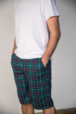 Домашние мужские шорты БР 105 Зеленый - T.C.T фото 5