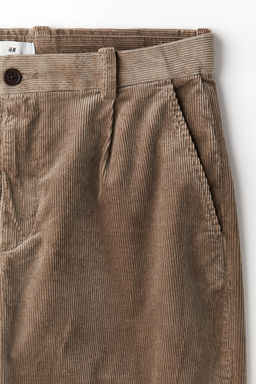 Pantalon de pana Regular Fit - H&m фото 7