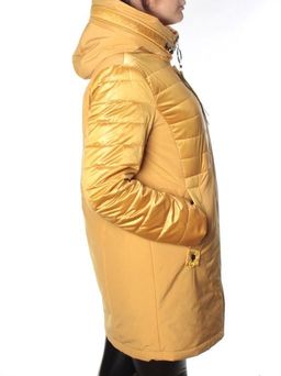 BM-807 YELLOW Куртка демисезонная женская АЛИСА (100 гр. синтепон) - Фабричный китай фото 4