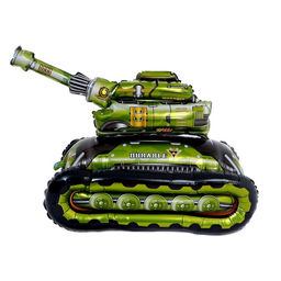 Воздушный шар фольгированный 28" «Танк», на гусеницах, под воздух