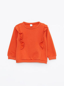 Bisiklet Yaka Uzun Kollu K?z Bebek Sweatshirt 2li - Waikiki фото 3