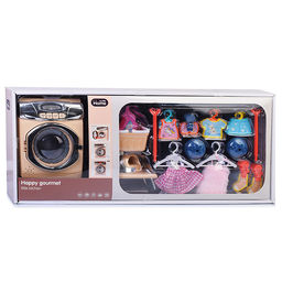 Бытовая техника "Стиральная машинка" с аксессуарсми, на батарейках, в коробке