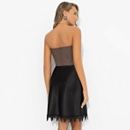 Юбка атласная с кружевом, Тайный знак (звезда)