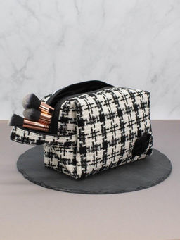 Косметичка "Style flower", black (15х20х10 см)