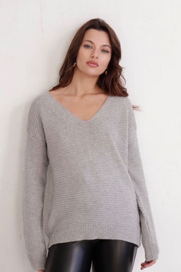 10809 Пуловер серый - Martichelli фото 13