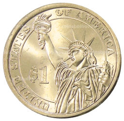 Монета 1 доллар 2015 года Р США 33-й президент США Гарри Труман