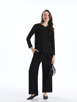 Beli Lastikli Kad?n Pantolon Etek