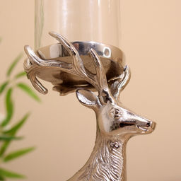 Подсвечник «Олень», 21×11×35 см, алюминий