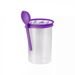 Банка с ложкой 0,7л Lavender, арт. С30644 ПБ